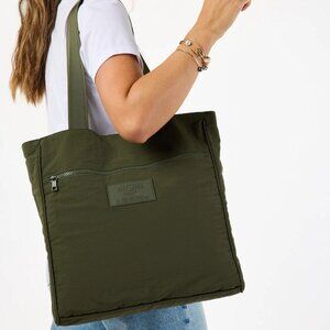 Aloha Collection Keep It Light Daily Tote Bag Monochrome Olive Green NWT